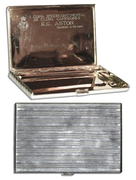 FIFA World Cup 1960 Silver Plated Cigarette Case