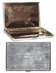 FIFA World Cup 1960 Silver Plated Cigarette Case