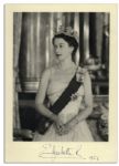Stunning Signed Photo of Queen Elizabeth II -- Photograph by Cecil Beaton