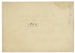 Early Royal Invitation to Queen Victoria's Buckingham Palace