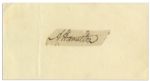 Alexander Hamilton Signature