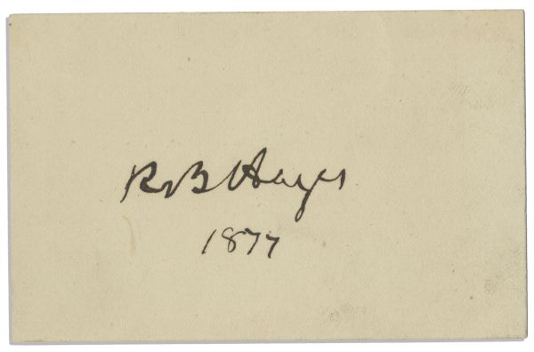 Rutherford B. Hayes Signature