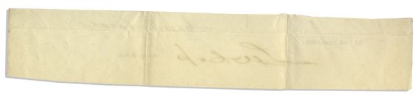 James Buchanan Signature as President