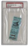Ticket Stub From Thurman Munsons Final Game Before His Tragic Death -- PSA Encapsulated & Graded Excellent