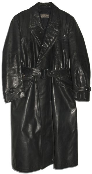 Lot Detail - Albert Speer's Personally Owned Black Leather Jacket ...