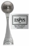 Prestigious ESPY Award Statue -- ESPNs Sports Award Presented to Jason Lester as Best Male Athlete With a Disability in 2009 -- The First Triathlete to Win an ESPY