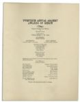 20th Academy Awards Program -- From The 1948 Ceremony Dominated by ''Gentleman's Agreement'' & ''Miracle on 34th Street''