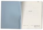 Script From Classic Sci-Fi Cult Film ''Blade Runner''