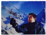 Transparencies from the First Ever James Bond Film, ''Dr. No'' -- 5 Stills of Sean Connery in Character as Bond