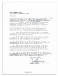Freddie Prinze, Sr. Rare Contract Signed -- Concerning His Appearance on Variety Show ''The Midnight Special'' in 1974