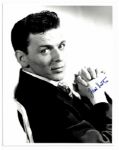 11 x 14 Glossy Signed Photo of Young Heart Throb Frank Sinatra 