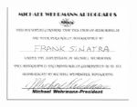 11'' x 14'' Glossy Signed Photo of Young Heart Throb Frank Sinatra 
