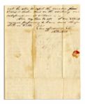 Account of Santa Anna's 1842 Attack on Texas -- ''...invaded by...Mexicans...Santa Anna has been foiled once in this country and has not come the second time without being prepared...''