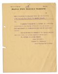 German Egyptologist Emile Brugsch Document Signed -- 1899