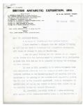Robert Falcon Scott Typed Letter Signed on ''British Antarctic Expedition 1910'' Stationery Asking New Zealand to Overturn Its Refusal to Allow James Mackintosh-Bell From Joining Expedition