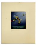 Walt Disney Original ''Pinocchio'' Cel -- Intricate Artwork of Jiminy Cricket