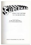 ''Superman From the 30's to the 70's'' -- Signed by 9 of Superman's Contributors Including Illustration Team Curt Swan & Murphy Anderson & ''Death of Superman'' Artists Janke and Bogdanove