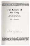 J.R.R. Tolkien's Classic ''Lord of the Rings'' Trilogy -- First Edition Set
