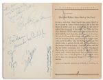 Incredible Crew-Signed Copy of ''Giant'' -- Signed by the Movie's Director & Cast Including James Dean, Elizabeth Taylor, Rock Hudson & More