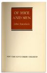 First Edition, First Printing of John Steinbeck's Classic Novella ''Of Mice And Men'' -- With Unclipped Dustjacket