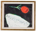Irving Berlin Original Artwork & Autograph Musical Quotation Signed -- From His Most Famous Song of All Time, ''White Christmas'' -- With an Additional 1973 Typed Letter Signed