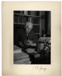Uncommon Carl Jung Signed Photo Display