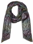 Aerosmiths Steven Tyler Personally Owned & Used Signature Microphone Scarf -- Scarf Is Also Signed by Tyler