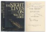Titanic Book The Night Lives On Signed by the Author & 6 Survivors -- Michel Navratal, Eva Hart, Bertram Dean, Edith Haisman nee Brown, Maggie Robb & Louise Pope