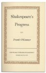 Limited Edition of ''Shakespeare's Progress'' by Frank O'Connor -- Fine