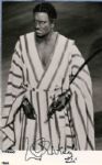Laurence Olivier Signed Photo as Othello