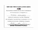Tom Hanks Signed 8'' x 10'' Photo From ''Cast Away''