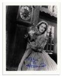 Olivia de Havilland 8 x 10 Photo From Gone With The Wind Signed