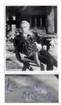 Laurence Olivier 8 x 10 Photo Signed -- Olivier Poses as Hamlet