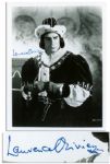 Laurence Olivier as Richard III Signed 8 x 10 Photo