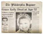 Princess Grace's Death Announced in Her Hometown Newspaper