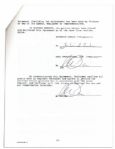 ''The Godfather Part III'' Signed Actor Contracts -- Al Pacino, Diane Keaton, Winona Ryder, Bridget Fonda, George Hamilton & Andy Garcia -- Pacino's $2.5 Million Contract is Twice Signed