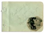 Legendary Broadway Composer Cole Porter Signature