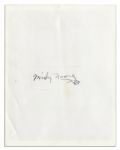 Rare James Cagney 8'' x 10'' Photo Signed & Dedicated to Mickey Rooney's Family -- With a Mickey Rooney COA