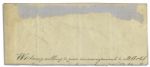 Very Large Signature of King George IV of Hanover