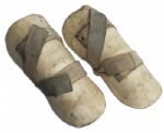 Bruce Lee Owned & Used Shin Guard Set