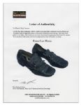 Bruce Lee Personally Owned & Worn Mahogany Leather Loafers