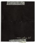 Madonna Christmas Card Signed -- ''Merry X-mas Bert!''
