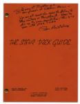 Star Trek Creator Gene Roddenberry ''The Star Trek Guide'' Signed -- Fine