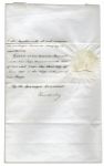 Queen Victoria Document Signed Appointing Sir Alexander Milne to ''The Most Eminent Order of the Indian Empire''