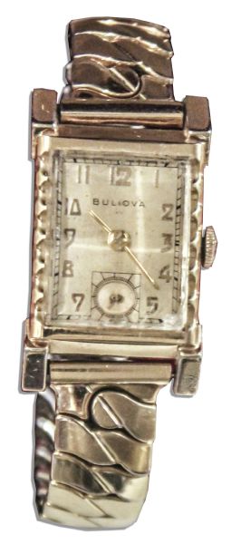 Rare 1952 Bulova Men's Watch From The Academy Awards Line