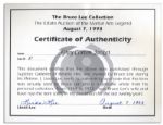 Martial Arts Legend Bruce Lee Personally Owned & Worn Grey Cotton Jacket -- With a COA From His Former Wife, Linda Lee