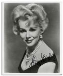Four Eva Gabor Signed Photos 