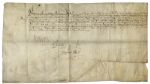 King Francis I Document Signed