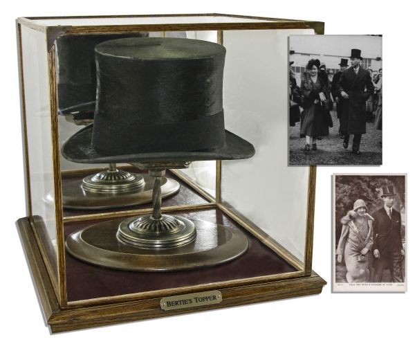 King George VI Worn Top Hat