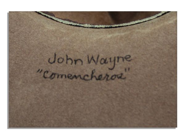 Scarce John Wayne Cowboy Hat Worn in Six Films That Defined The Iconic Actor's Western Career